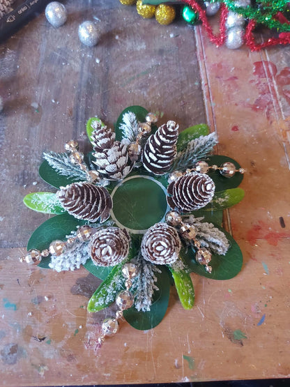 Mini Tealight Wreaths Workshop