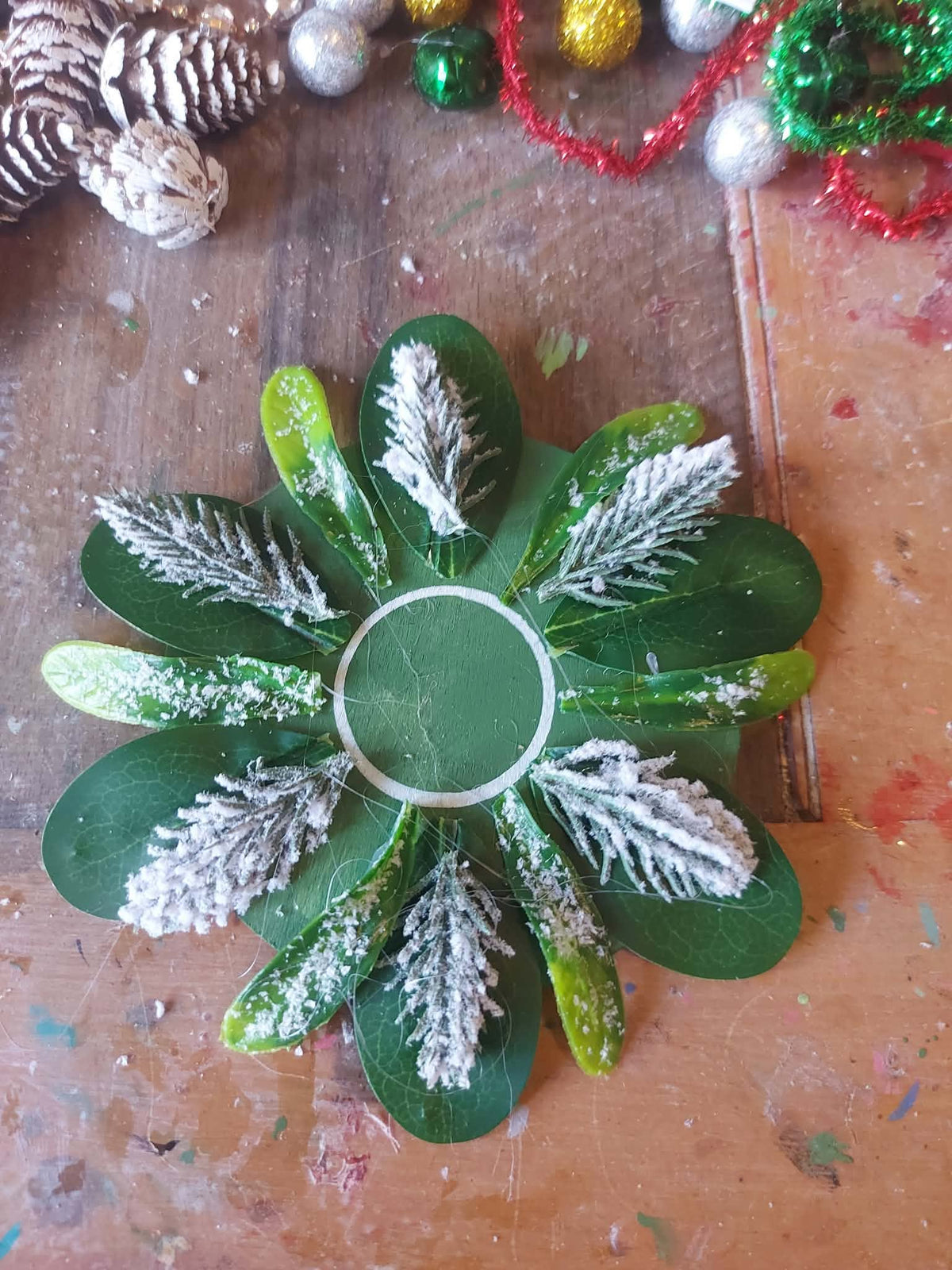 Mini Tealight Wreaths Workshop