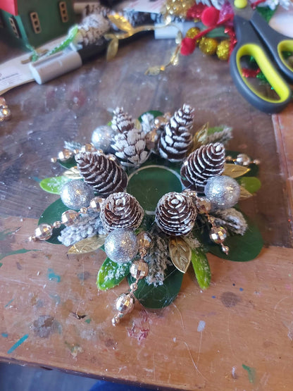 Mini Tealight Wreaths Workshop
