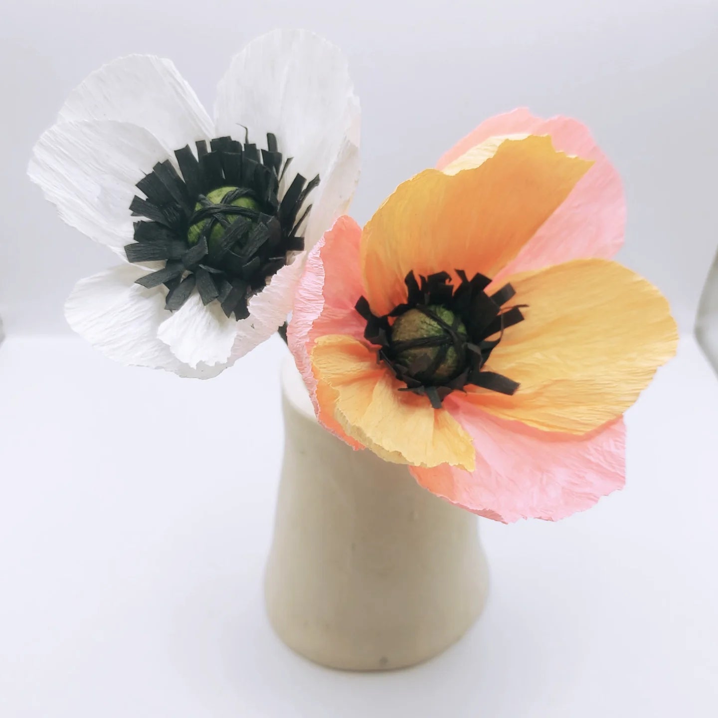 Crepe Paper Poppies Craft Workshop