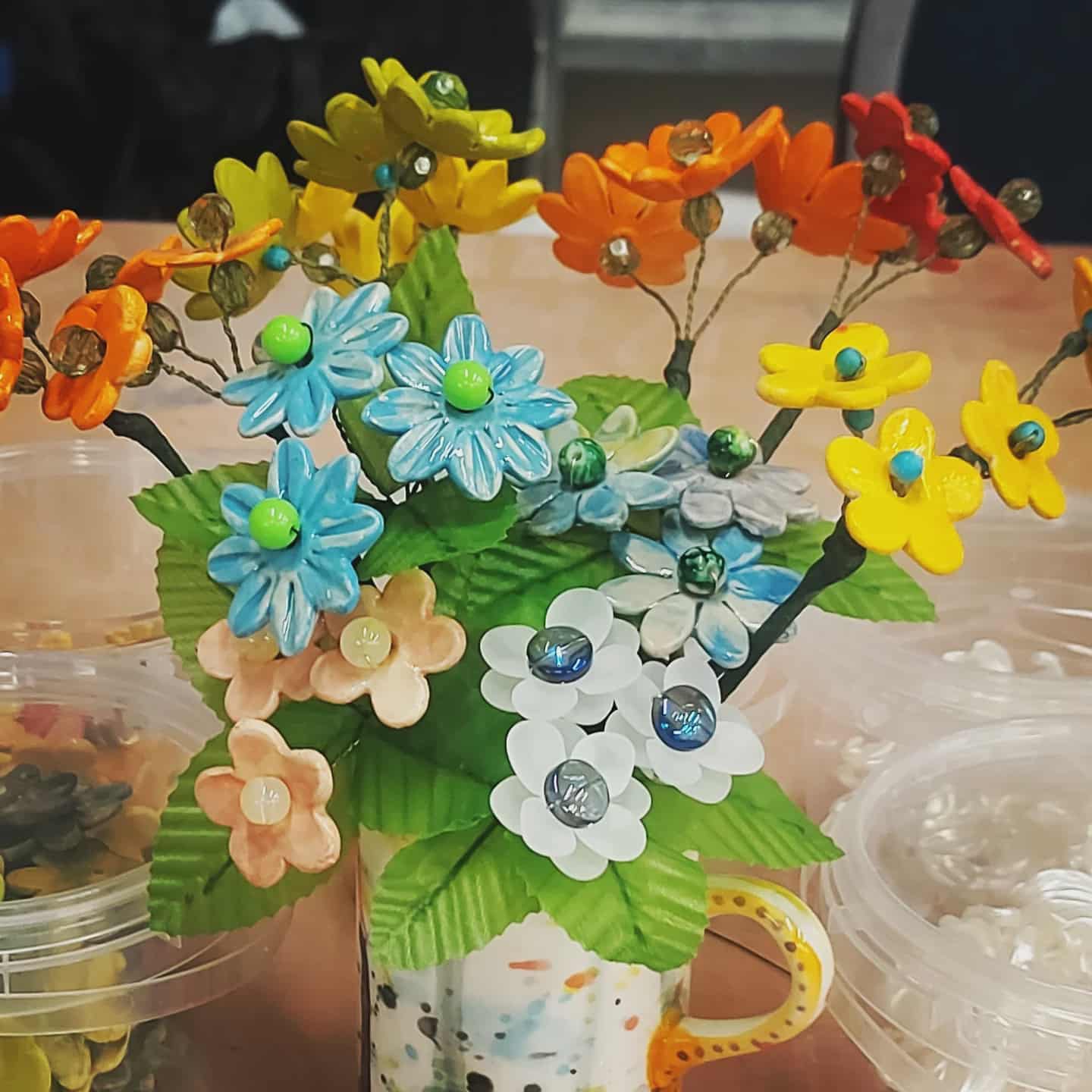 Flowers Pottery Workshop (over 3 sessions - make/paint/arrange [Starts 29th Oct])